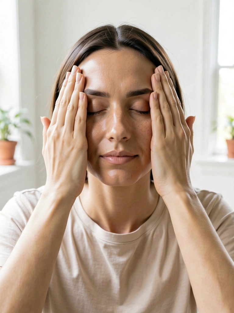 Technique de palming pour la relaxation